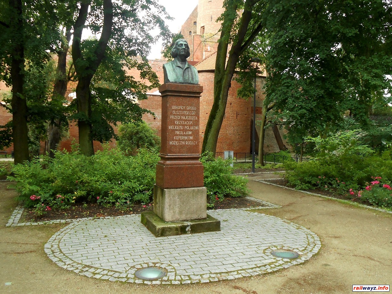 Памятник Николаю Копернику, Ольштын
