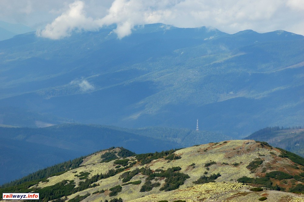 Вид на горы района г. Грофа, вид с Бол. Сивули