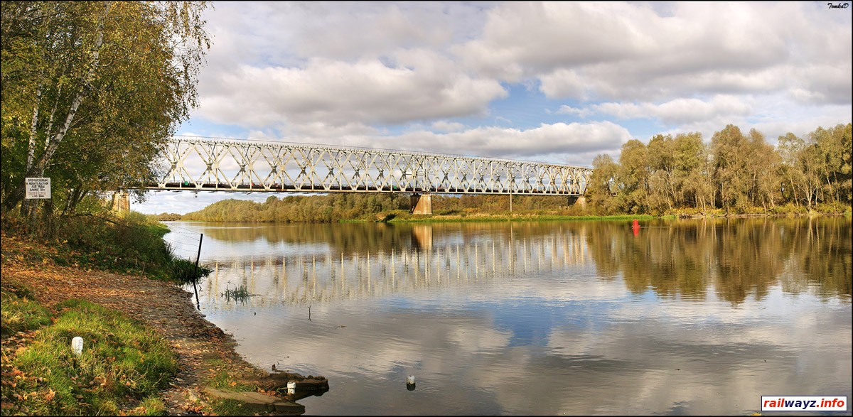 Мост через р.Березина на перегоне Светлогорск-на-Березине - Ящицы