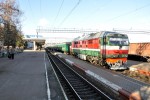 Скорый поезд 61 СПб - Кишинев под ТЭП70-0377
