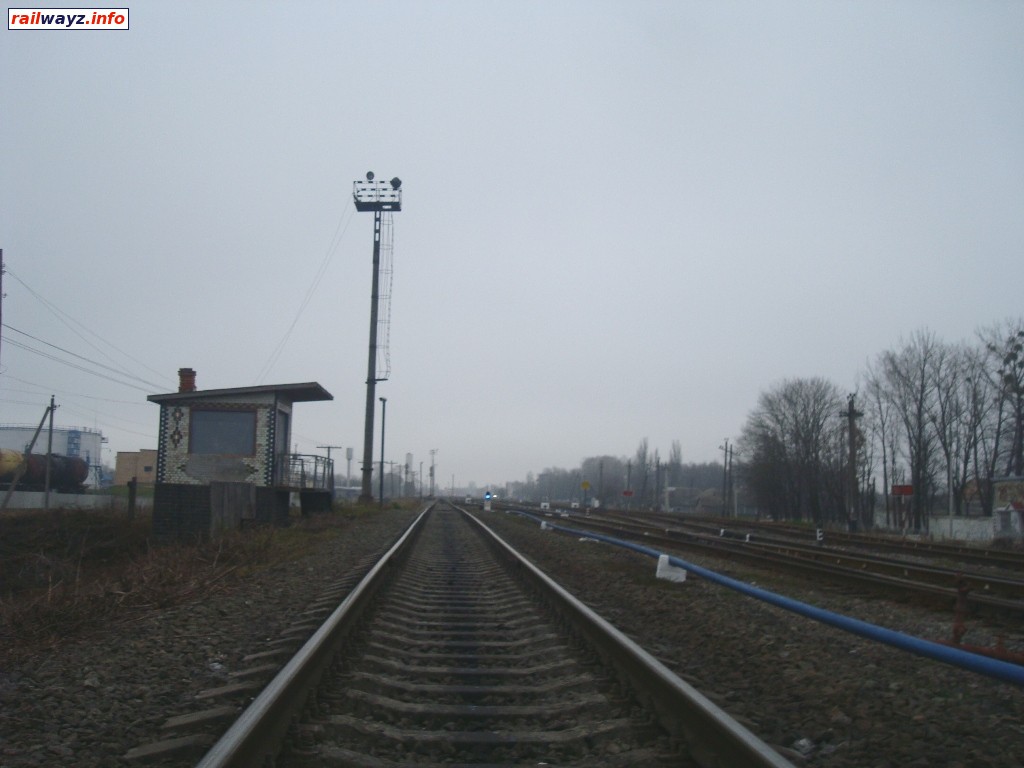 Линия Ларга - Гречаны. Переезд возле станции Дунаевцы