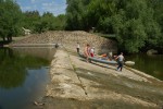 Обнос плотины Брацлавской ГЭС
