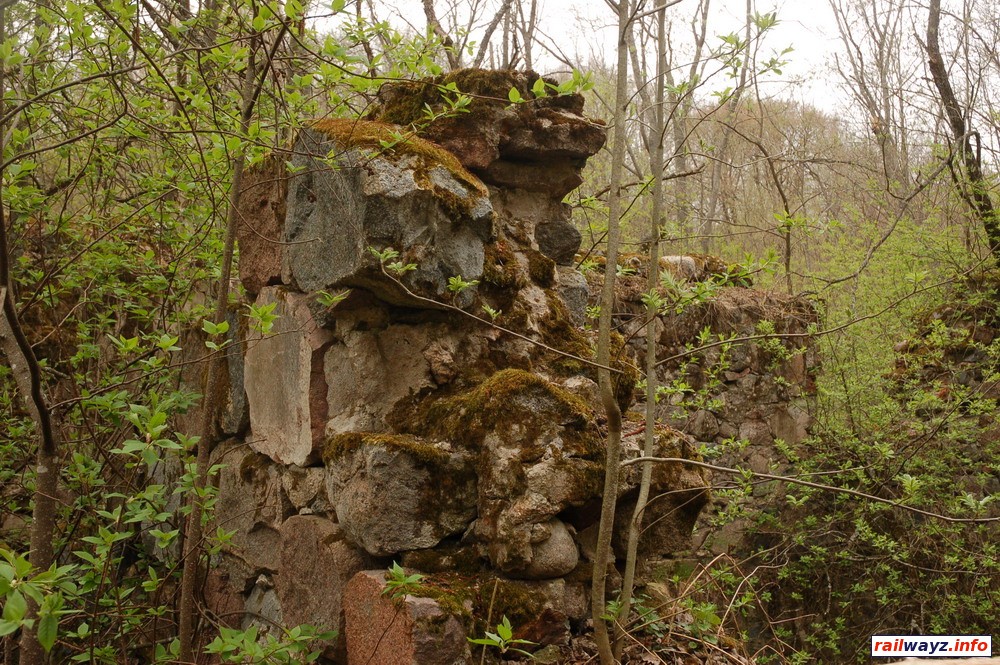 Руины заброшенной мельницы ниже Шипулино