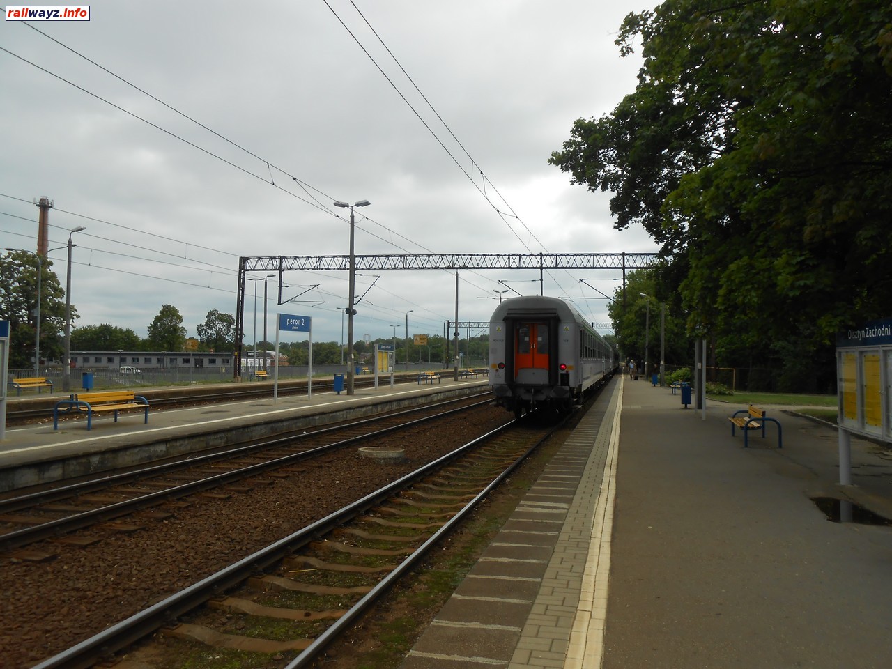 Хвост уходящего поезда, Ольштын-Западный