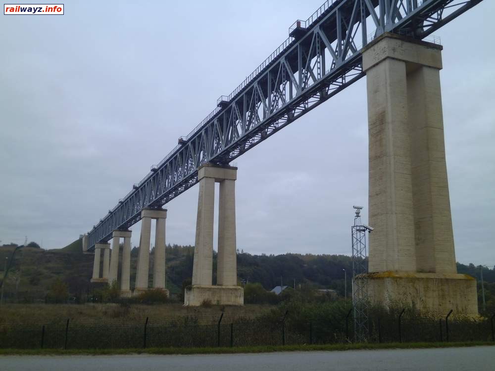 Лидувенай. Самый большой ЖД мост в Литве.