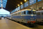 Электровоз V43 1001 с поездом на ст. Будапешт Южный