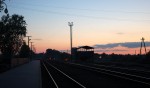 станция Поставы: Вид станции на закате