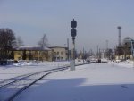 станция Шкиротава: Нечётный выходной светофор N30 по 30 соединительному пути между "А" и "J" парками