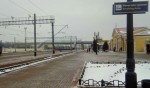 Вид с первой платформы в сторону Слуцка и Минска