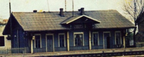 Вокзал постройки 1873 года, разобран в 1979 году