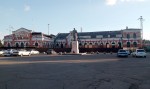 Вокзал на ремонте и привокзальная площадь