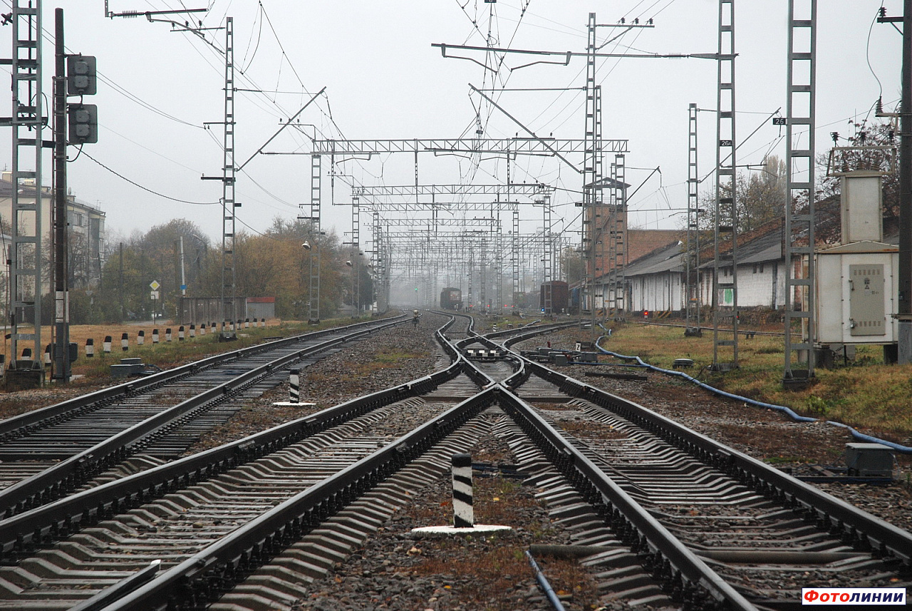 Вид станции в сторону Кисловодска