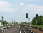 Вид станции в сторону Лазурной