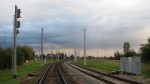 станция Жлобин: Вид в сторону Жлобина-Подольского