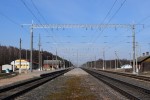 станция Хальч: Вид в сторону Жлобина