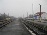 Вид станции в сторону станции Гомель