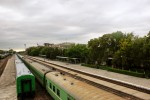 станция Бишкек II: Вид станции с пешеходного моста