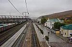 станция Чернышевск-Забайкальский: Вид с пешеходного моста в сторону Могочи
