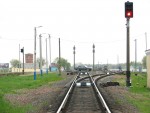 станция Быхов: Маневровый светофор М1 (с функциями заградительного)