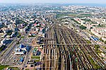 станция Челябинск-Главный: Вид в направлении станций Тракторстрой и Электростанция