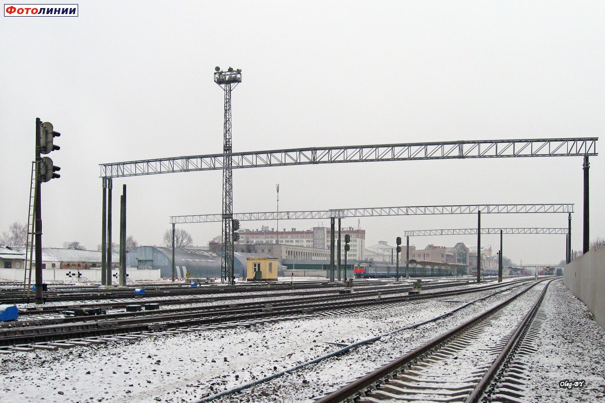 Вид станции в сторону Новобелицкой