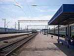 станция Ташкент-Южный: Вид с платформ в сторону Рахимова