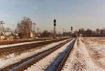 Горловина станции в сторону Калинкович