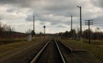 о.п. Оголичи: Вид платформы в сторону Калинкович