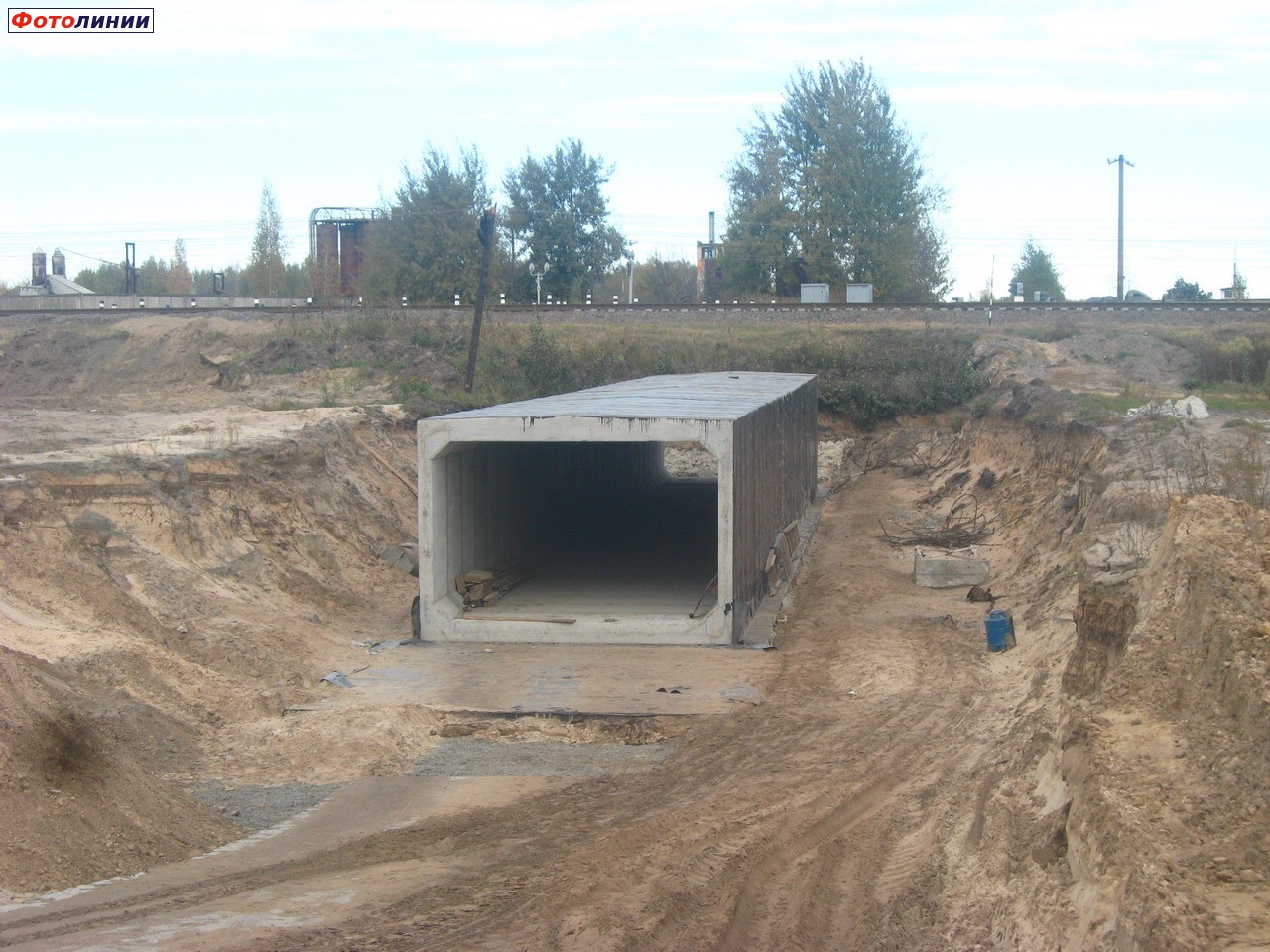 Пешеходный тоннель, первая очередь строительства