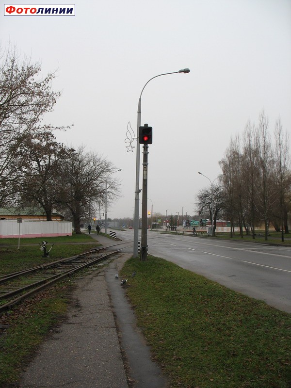 Маневровый светофор М11 на подъездном пути от ТЭЦ