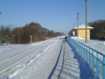 Вид зимой, в сторону Бобруйска