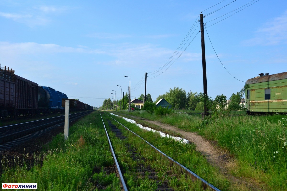 Вид платформы в сторону Новосокольников