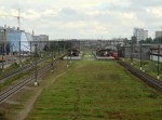 Вид на о.п. с моста со стороны Петербурга-Витебского