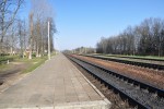 станция Старое Село: Вид в сторону Полоцка