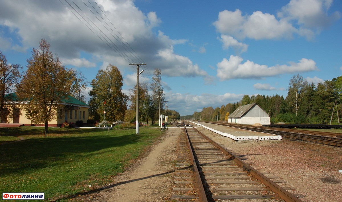 Вид платформы в сторону Кричева