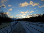 станция Румино: Вид первой платформы в сторону Кричева
