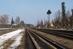 станция Возрождение: Вид в сторону Каменногорска