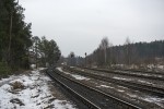 станция Пруды: Вид в сторону ст. Каменногорск