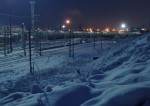 о.п. 1448 км: Общий вид. Южная горловина станции Мурманск