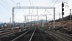станция Мурманск: Маневровые светофоры М14, М16 и входной светофор ЧIIБ в южной горловине