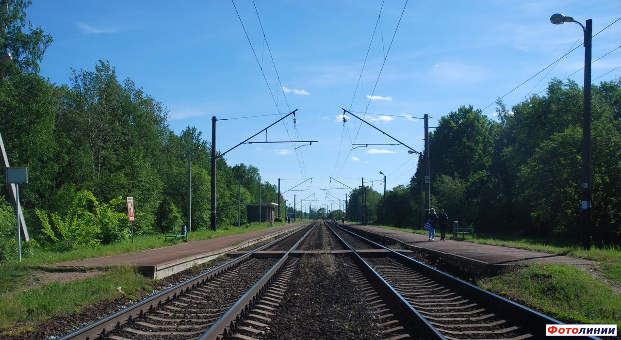 Вид платформ в сторону Баранович