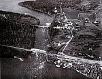 Станция Кивиниеми с высоты птичьего полёта, 1920-1930-е гг