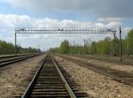 станция Жлобин-Подольский: Вид путей в сторону Светлогорска