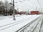 Вид с третьей платформы на ремонтное локомотивное депо Тверь (ТЧР-3) в сторону ст. Дорошиха