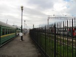 Вид в сторону вокзала (ныне музей на станции)