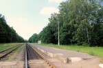 о.п. Дачное: Вид платформы в сторону Мотыкал