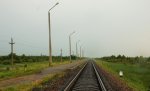 о.п. Озёрная: Вид платформы в сторону Пинска