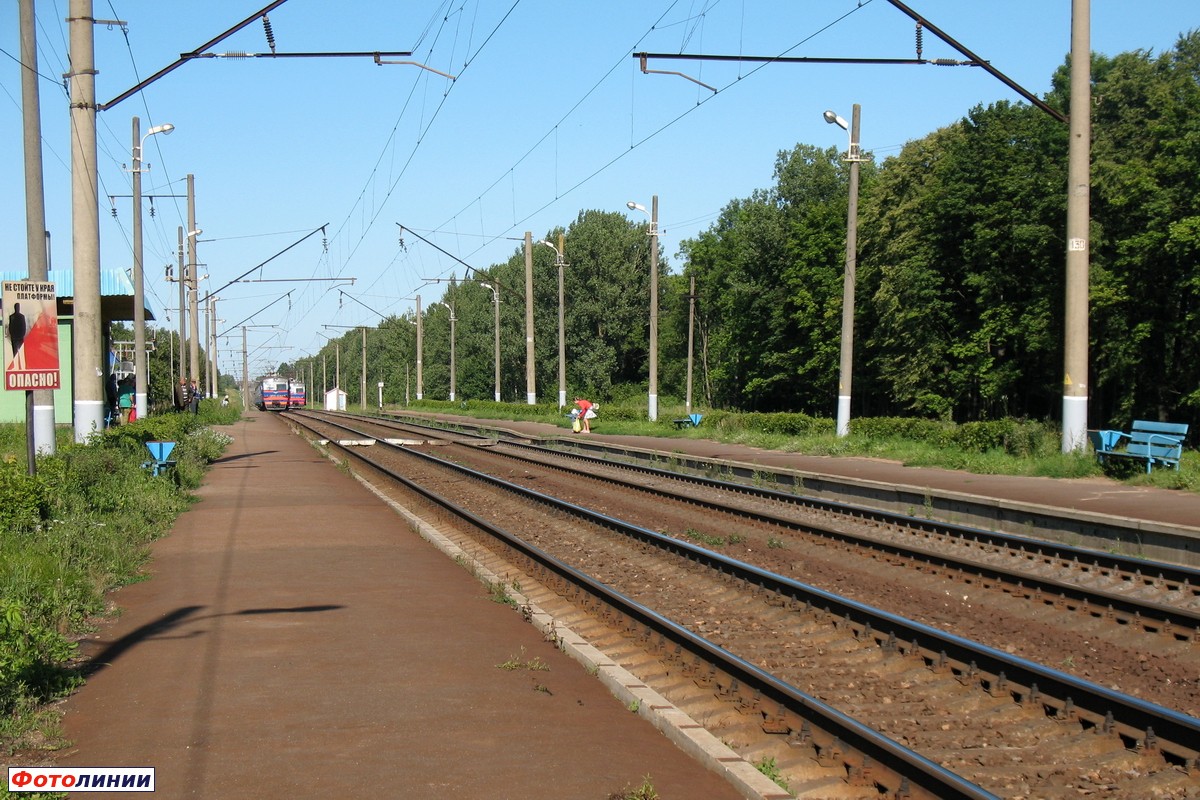 Вид с платформы минского направления