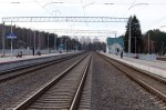 станция Озерище: Платформы, вид в сторону Минска