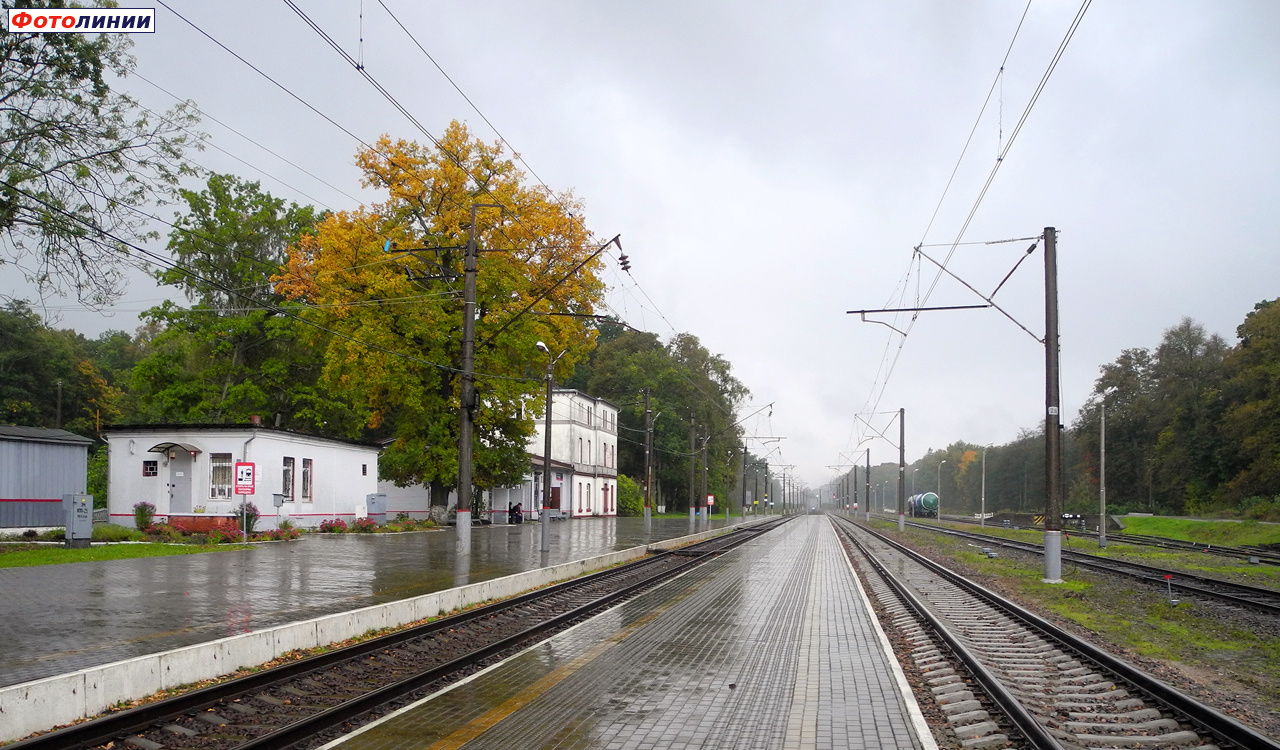Вид с платформы в сторону Калининграда